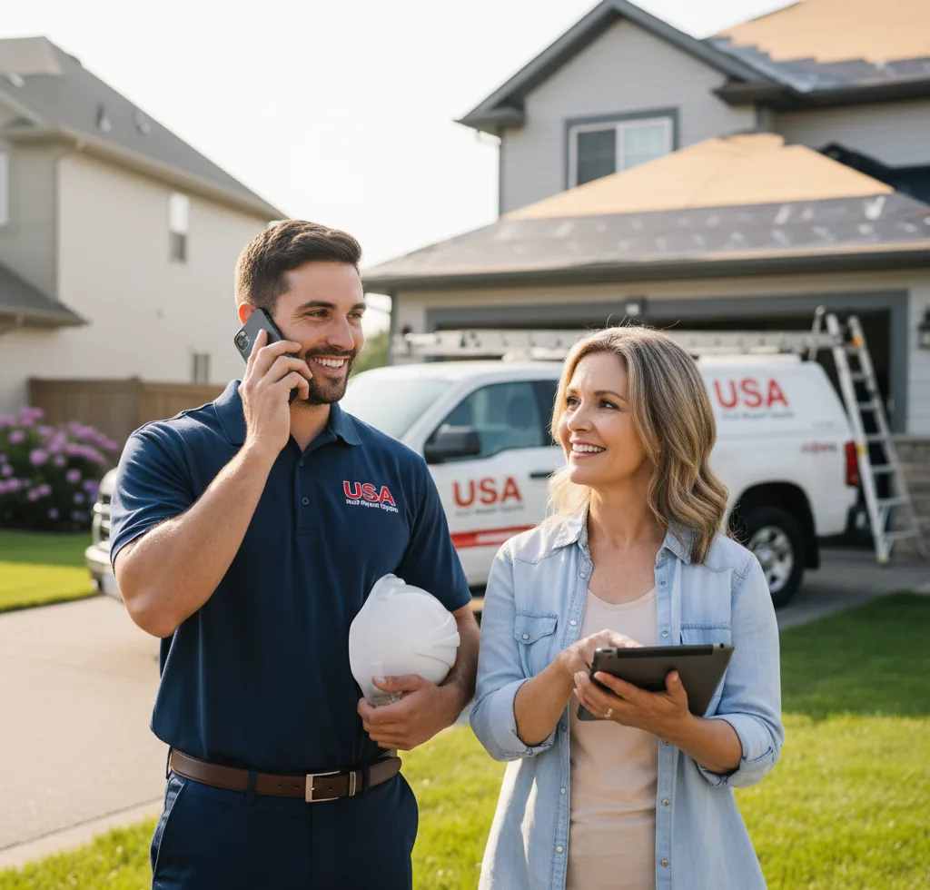 USA Roof Repair Experts customer support in Sheboygan